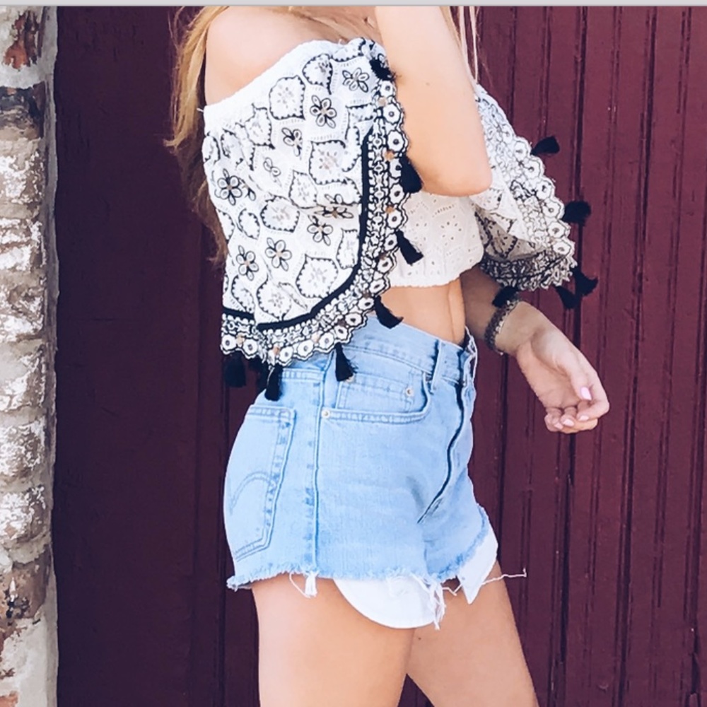 Hemant and Nandita off the shoulder top size xs